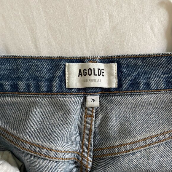 AGOLDE Riley High Rise Straight Jeans - Picture 3 of 7